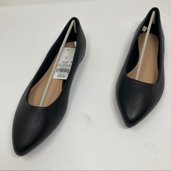 Women's Kora Pointed Toe Ballet Flats - A New Day - Picture 3 of 16